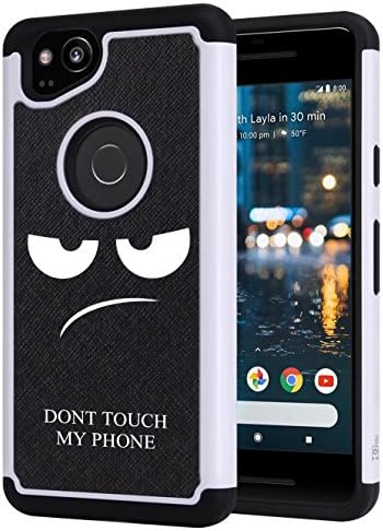 Pixel 2 Case, DGtle [Drop Protection] [Dual Layer] Armor Defender Shockproof Hybrid Protective Case Cover For Google Pixel 2 (White)