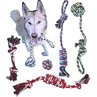 ROPE DOG TOYS FOR SMALL DOGS AND MEDIUM DOGS - BENEFITS NONPROFIT DOG RESCUE - DOG CHEW TOYS FOR SMALL AND MEDIUM BREEDS - COTTON DOG TOYS FOR BOREDOM