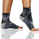 Plantar Fasciitis Socks, Ankle Compression Sleeve Brace, for Men and Women. Arch and Heel Spurs Support. Great sock for Runners, Sprained Ankle, and Swelling. Instant Pain Relief.