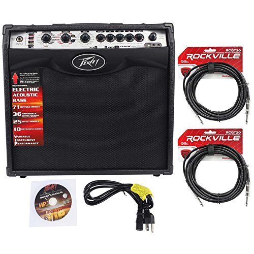 Peavey Vypyr VIP 2 40W 1x12 Combo Guitar Amplifier + MIDI+Instrument Cable