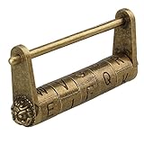 Vintage Door Cabinet Suitcase Metal English Words Password Combination Padlock Lock