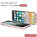Compatible for iPhone 11 Pro Max Case, ProBien Liquid Silicone Phone Cover Case with Screen Protector Full Coverage Protective Shockproof Drop Protection Durable Shell 6.5 Inch 2019, Sand Pink