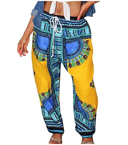 Comfy Women's Ethnic Style Totems Printed Palazzo Pants - Image 3