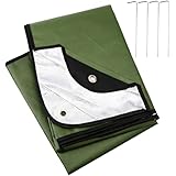 Almight Equip:LYN All-Weather Heavy Duty Solar Emergency Survival Blanket-1.16lbs,Reflective Space Thermal Infrared-Blocked I