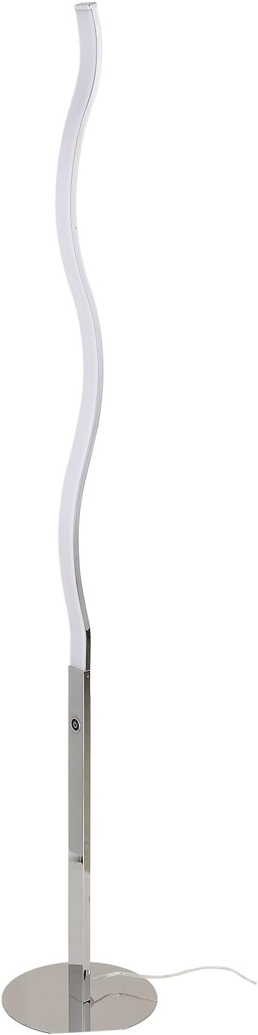 Floor lamp - SPARKSOR LED Curved Floor Light-Floor Lamps for Living Room, Bedroom - Retro Floor lamp with Built-in LED - 3000 Kelvin