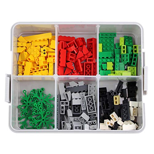 Bins & Things Stackable Toys Organizer Storage Case Compatible with Beyblade, Hot Wheels, Lego Dimentions or Mini Toy Action Figures - Portable Adjustable Box w/Carrying Handle - Thumbnail 3