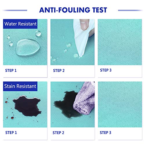 4 Homedocr+Solid+Square+Tablecloth+Spillproof