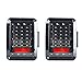 LITE-WAY (Pack of two) Jeep JK Wrangler Clear Lens 07-15 JK LED Brake Tail Lights Bulb Assembly Conversion Rear Turn Singal Reverse Lights (JK-LT-US)