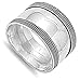 Sterling Silver Women's Bali Ring Wide 925 Band Rope Milgrain Look Sizes 5-12