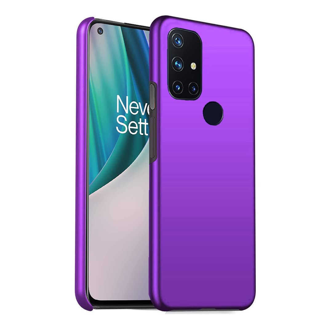 GAPlus OnePlus Nord N10 5G Case Ultra Slim Thin Armour Hard Case Matte Rubberized Cover For OnePlus Nord N10 5G (Purple)