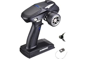 DUMBORC X4 4CH RC Radio System Transmitter and Receiver X6F 2.4ghz Remote Controller for RC Car Boat Tanks(Distance 400m-500m) Controller Transmitter
