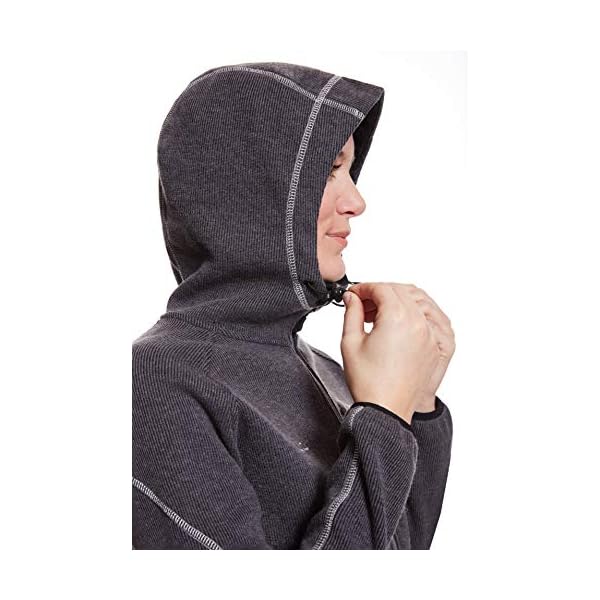 Jeff Green Damen Strick Fleece Jacke Kapuze Sligo – Bild 4