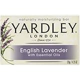 Yardley Bar Soap - English Lavender with Essential Oils , 4.25 oz Bar