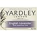 Yardley Bar Soap - English Lavender with Essential Oils , 4.25 oz Bar