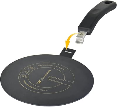 ComwithSafe Induction Adapter 20cm with Removable Insulation Handle