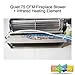 bbq factory Replacement Fireplace Fan Blower + Heating Element for Heat Surge Electric Fireplace