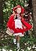 Fun Costumes Kids Deluxe Little Red Riding Hood Costume for Girls, Fairytale Halloween Dress Outfit, Storybook Character Costumes X-Small