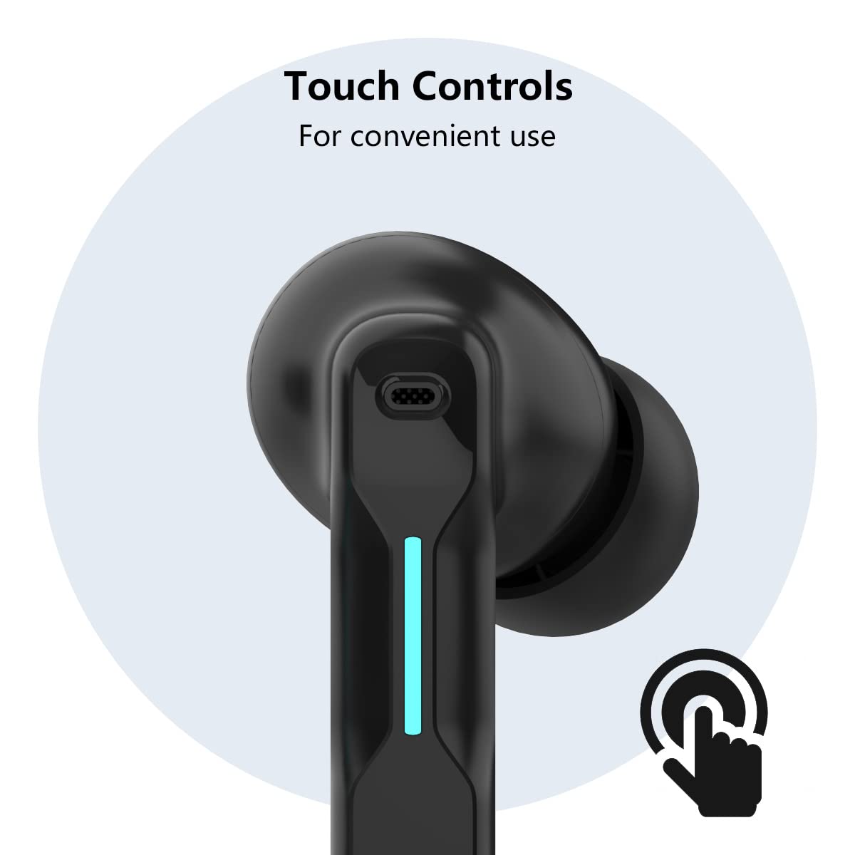 SW4 Pro Wireless Hidden Earbuds for PC/Computer/Laptop/Mobile - Dongle & Bluetooth - 40ms Low Latency - 4 Mics – Gaming - Work Headset/Headphones for Office