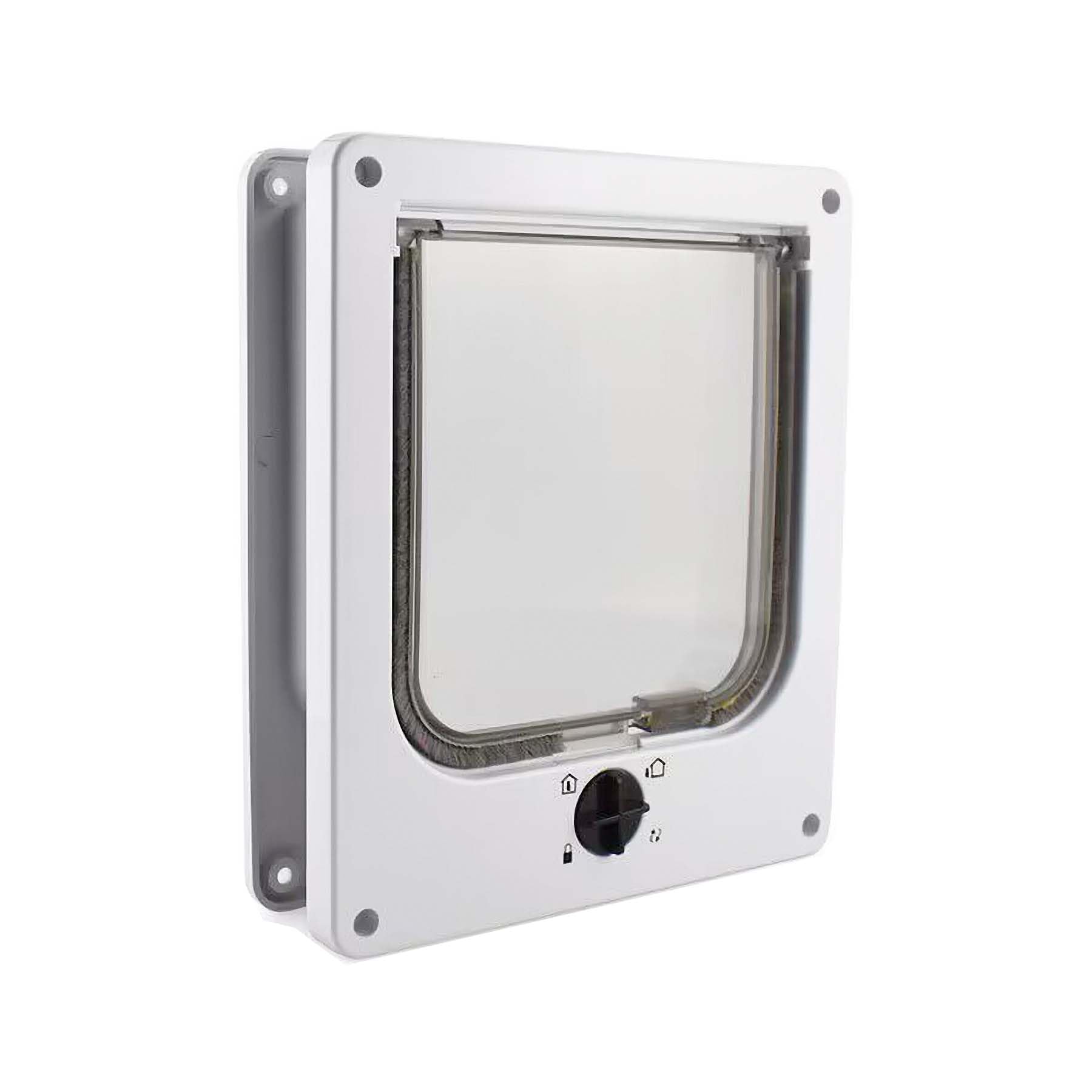 Moaobooh Cat flap, 4-way twist lock pet door for small dogs and cats