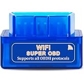 OBD2 Scanner WiFi for Android iOS(iPhone iPad), Launchh OBDII Auto Diagnostic Scan Tool, Car Diagnostic Scanner, Car Error Code Reader Elm327 OBD