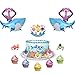 Baby Cute Shark Party Decorations Includes 1 Big Cake topper, 25 Cupcake toppers, 2 Shark Balloons and 2 Shell Balloons for Cake Decor, Baby Shower, 1st Birthday Decoration