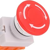 WANGCL 2PCS Emergency Stop Rotary Switch 1NO 1NC 22mm LAY37-11ZS view 7