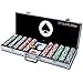 Trademark Poker 4 Aces 500 11.5G Poker Chip Set with Aluminum Case