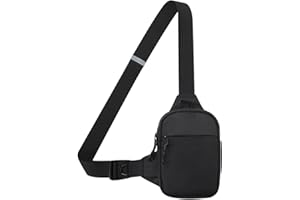 CXJYSD Mini Bolso Cruzado En El Pecho,Para Hombre Y Mujer Con Bolsillos Dobles,Riñonera Impermeable Con Manos Libres,Adecuado Para Deportes Al Aire Libre,Correr Y Viajar