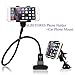BESTEK® 2-in-1 Gooseneck Flexible Cell Phone Clip Holder for Bed, Car, Desktop, with Car Vehicle Windshield Suction Cup Mount for iPhone/Samsung/GPS/Smartphone/iPad Mini