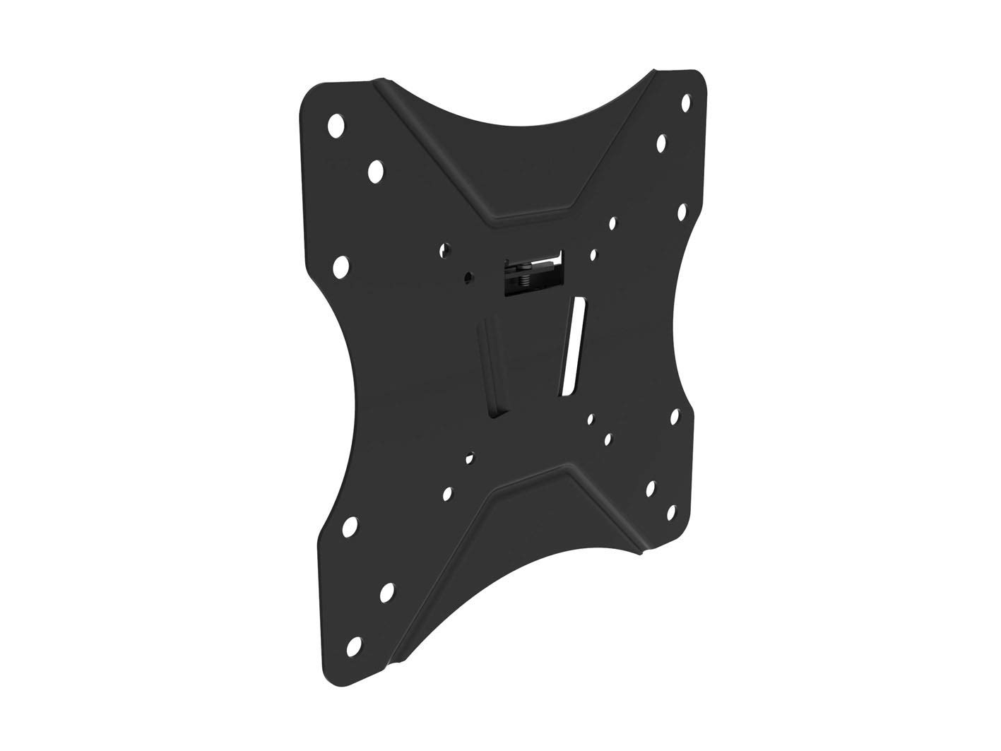 equip 650401 42 Black – Flat panel wall mount (75 x 75 mm, 200 x 200 mm, 75 x 75,100 x 100,200 x 100,200 x 200 mm, -12 – 3 °, Black, Steel)