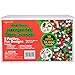 10,000-Piece Holiday Fuse Bead Kit for DIY Xmas Ornaments - 8 Unique Christmas Designs w Peg Boards, Tweezers, Ironing Papers - Great for Homemade Ornaments, Holiday Classroom Parties Family Activity