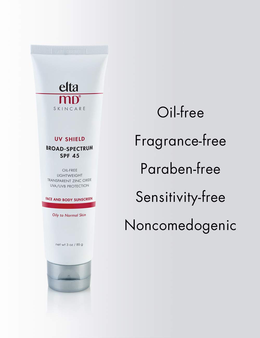EltaMD UV Shield Full-Body Sunscreen Lotion Broad-Spectrum SPF 45, Non-Greasy, Dermatologist-Recommended Mineral-Based Zinc Oxide Sheer Formula, 3 oz: Premium Beauty