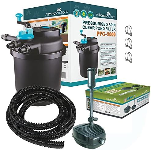 Fish pond pump and filter kit Clearance