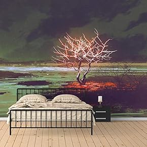 Wall Mural Dream World Removable Wallpaper Wall Sticker for Bedroom Living Room - 66x96 inches