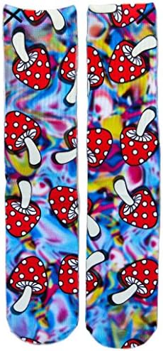 Shrooms Socks - Mushrooms Psychedelic Trippy Socks