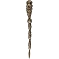 Triple Goddess Mystical Wand Three Sided Mother Maiden Crone Handle Details, Collectible Celtic Inspired Boho Home Accent Decor Piece, Spiritual Gift for Women, 14 Inches