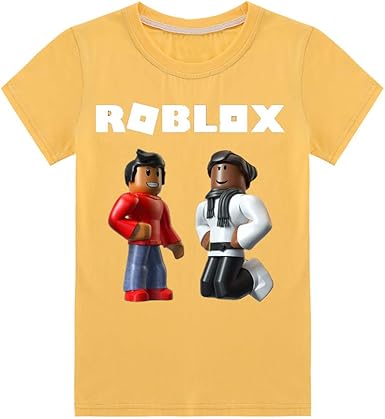Roblox T Shirt Comfortable Boys Summer Short Sleeve Printed T Shirt Kids Polo Shirt Cotton Blend Crew Neck T Shirt Boys And Girls Color Yellow Size 110 Amazon Co Uk Clothing - amazon uk roblox t shirt yellow girl Roblox T Shirt Comfortable Boys Summer Short Sleeve Printed T Shirt Kids Polo Shirt Cotton Blend Crew Neck T Shirt Boys And Girls Color Yellow Size 110 Amazon Co Uk Clothing - roblox t shirt yellow girl