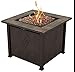 Best Top Selling Propane Gas Fire Pit Table With Cover Lid Patio Deck Porch Pool Outdoor Heater- Beautiful UV Resistant Finish- Powerful Heating 50,000 BTU Contemporary Lovely Beautiful