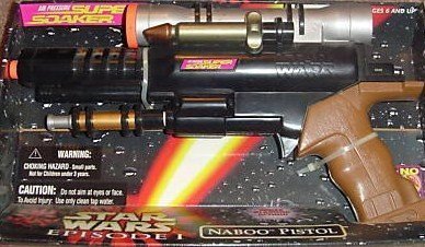 Naboo Pistol Air Pressure Super Soaker Star Wars Episode 1 ep1
