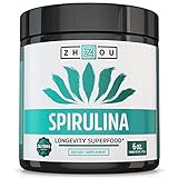 Non-GMO Spirulina Powder - Sustainably Grown in California - Highest Quality Spirulina on Earth - 100% Vegetarian, Gluten Free & Non-Irradiated - Blue Green Algae Perfect for Smoothies, Juices & More