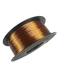 Filamento para impresora 3D de cobre de seda PLA 0.069 in 2.2 lbs bobina 3D PLA material de impresión sedoso brillante metal CC3D metálico PLA