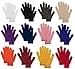 Simplicity Men / Women's Warm Knitted Winter Gloves, Pack of 2,6, or 12