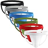 Summer Code Men's Athletic Supporter Performance JockStrap Elastic Waistband Underwear