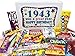 Woodstock Candy - 1943 77th Birthday Gift Box Nostalgic Retro Candy Mix from Childhood for 77 Year Old Man or Woman Born 1943 Jr primary