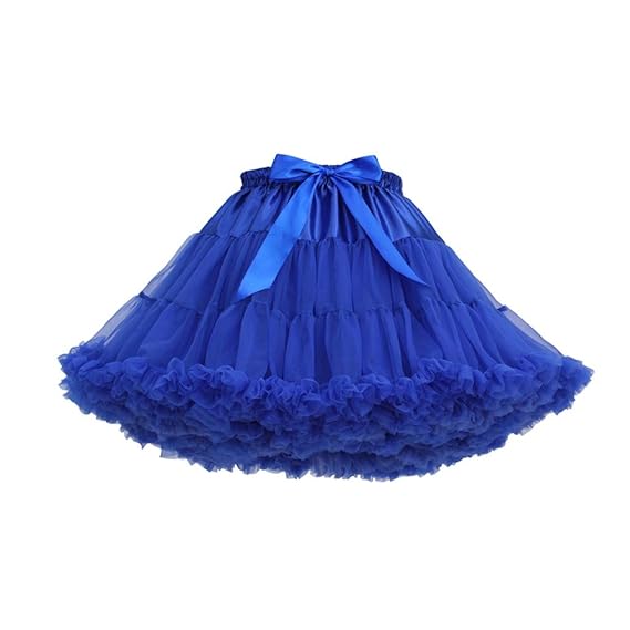 ReooLy Damen Mode einfarbig Tanzparty Tanz Ballett Tutu Röcke