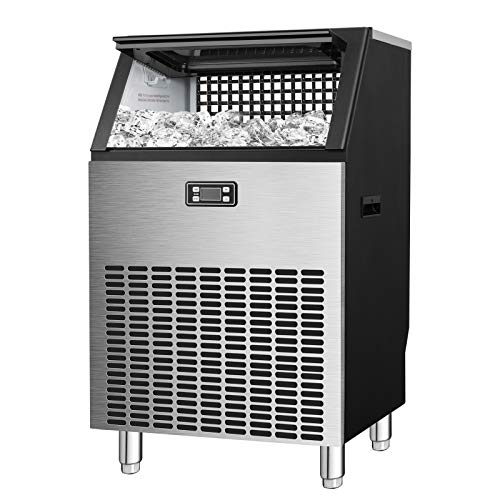 Antarctic Star Commercial Ice Makers Machine Stainless Steel Makers 200