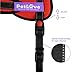 PetLove Dog Harness, Adjustable Soft Leash Padded No Pull Dog Harness for Small Medium Large Dogs, Black