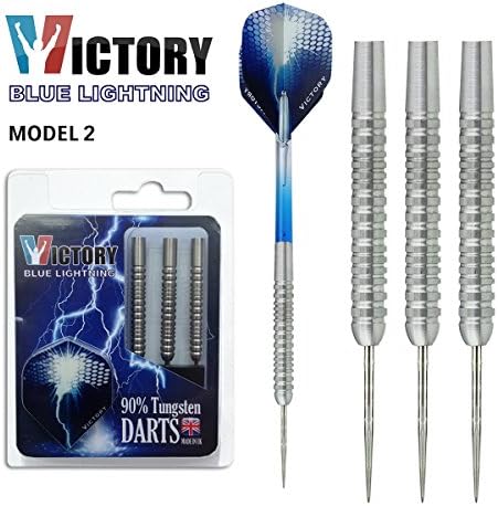Blue Lightning Model 2 (M2) 90% Tungsten Steel Tip Darts by Victory Darts