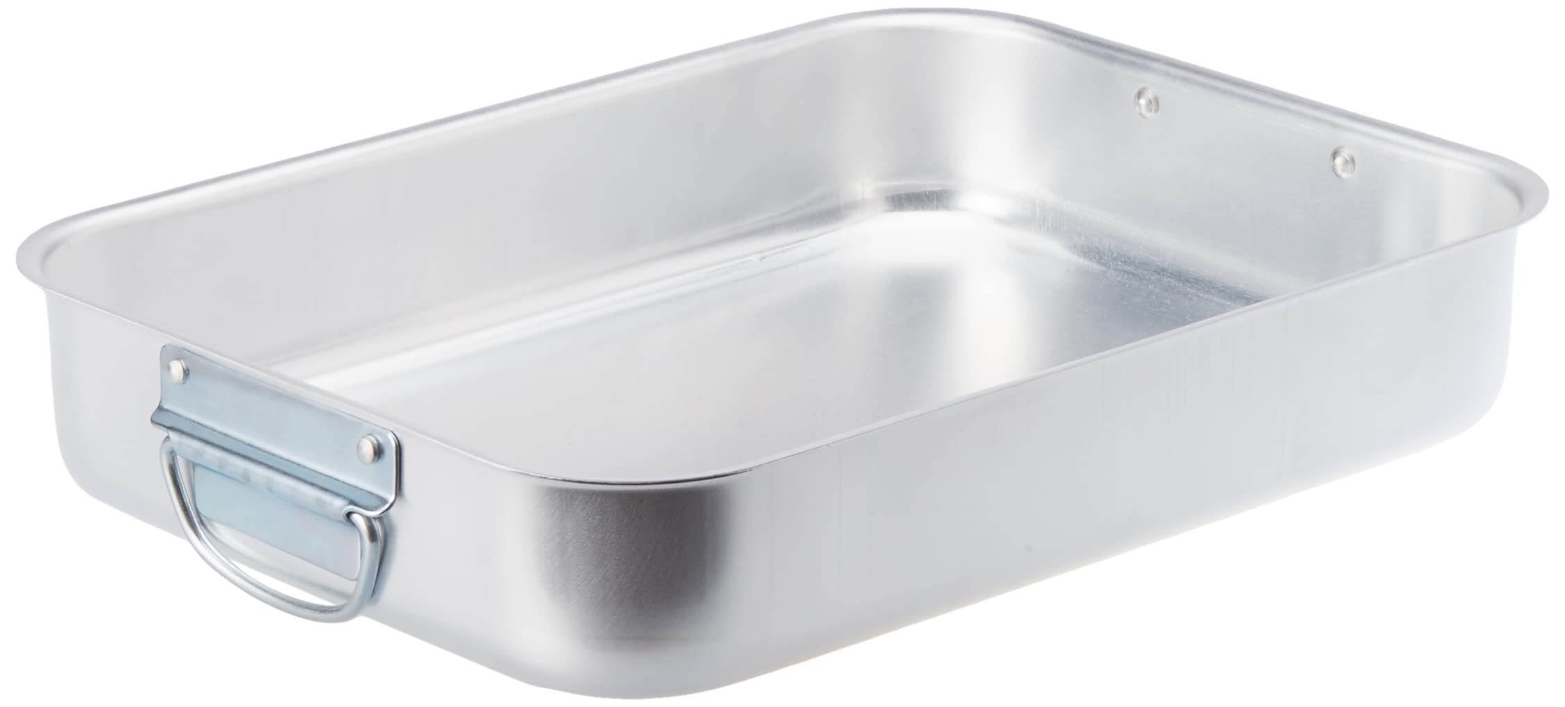 Pentole Agnelli Family Cooking Aluminium Rectangular Roasting Plate With Opaque Finish, Length 32 Cm. — image 1