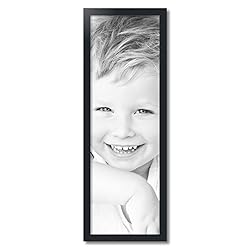 ArtToFrames 12x37 Inch Black Picture Frame, This